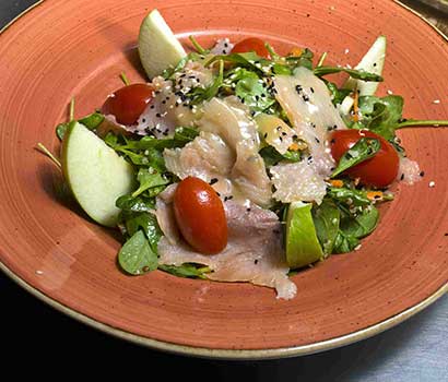 Refreshing salad with salad